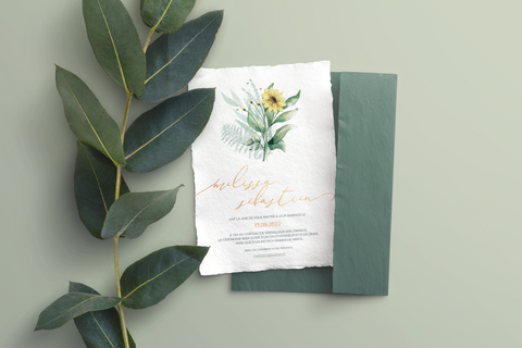 Faire-part de mariage 🌻